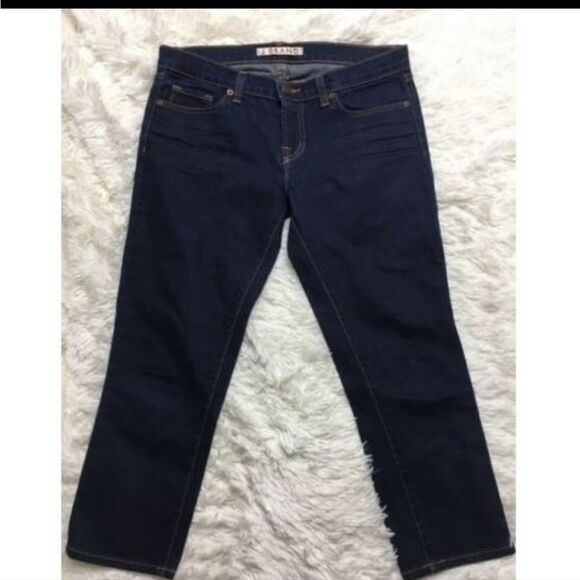 J Brand Dark Indigo Skinny Capri Denim Jeans size 28 - Picture 3 of 8
